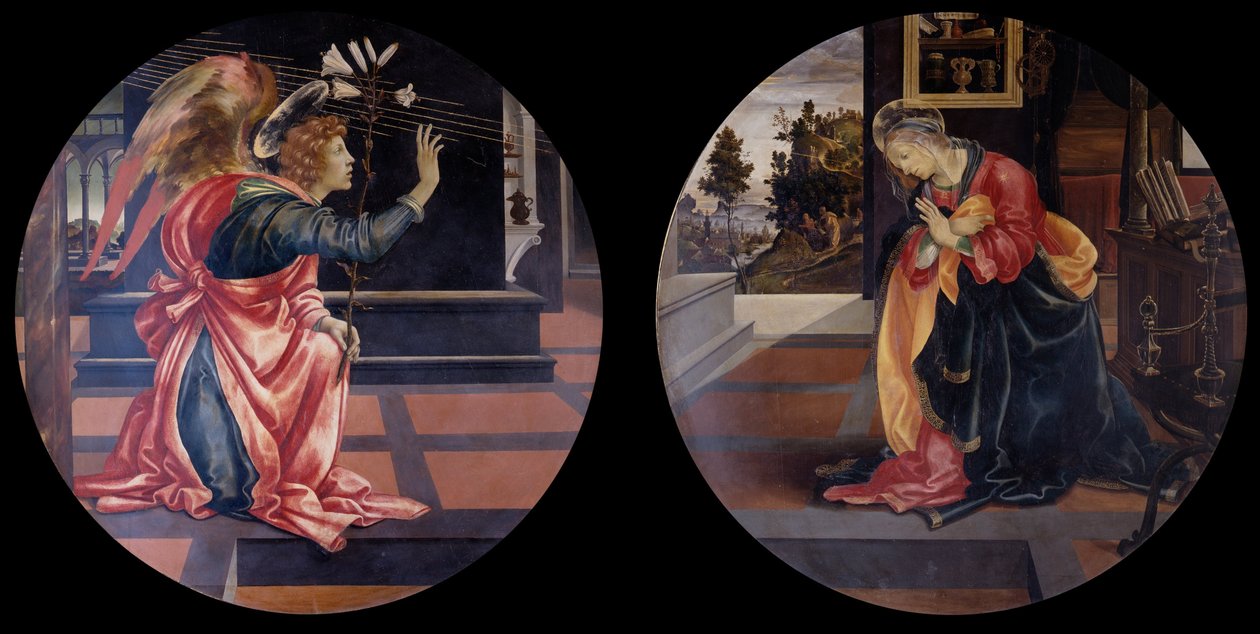 Müjde, 1483-1484 by Filippino Lippi