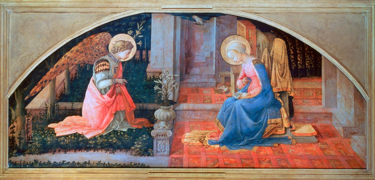 Müjde, c1450-1453 by Filippino Lippi