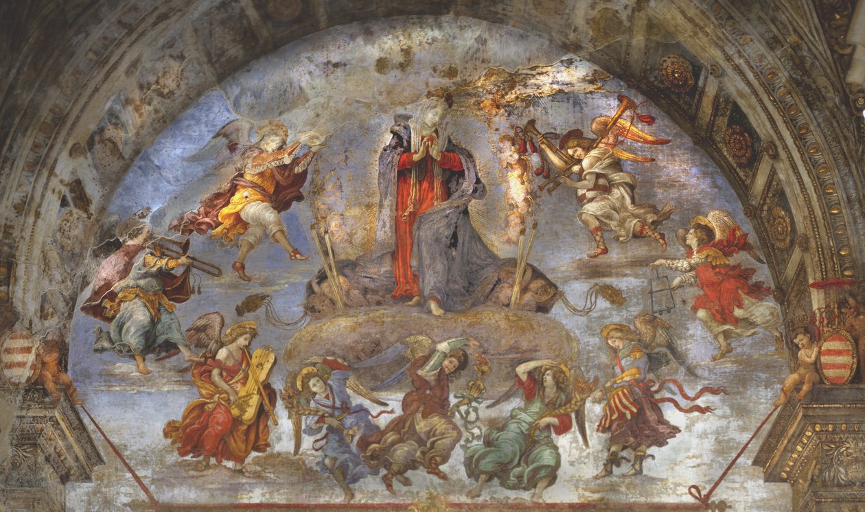 Varsayım, Carafa Şapeli, Santa Maria sopra Minerva, Roma, 1488-93 by Filippino Lippi