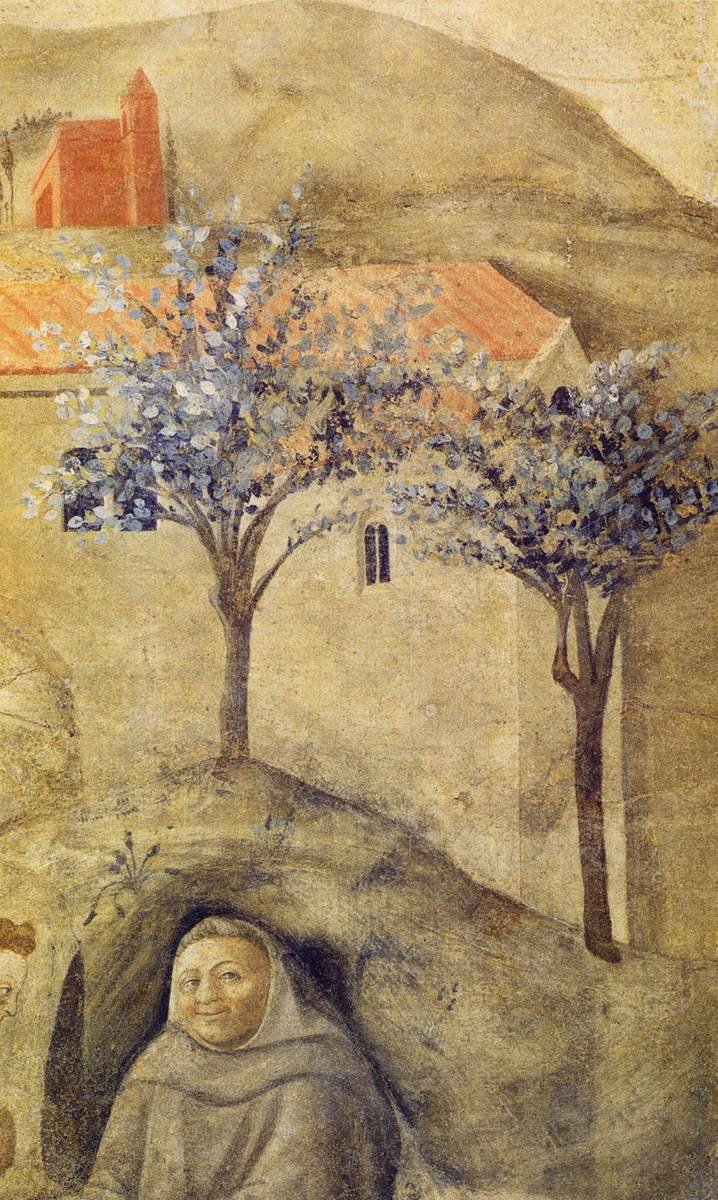 Karmelit Kuralının Onaylanması (detay) by Fra Filippo Lippi