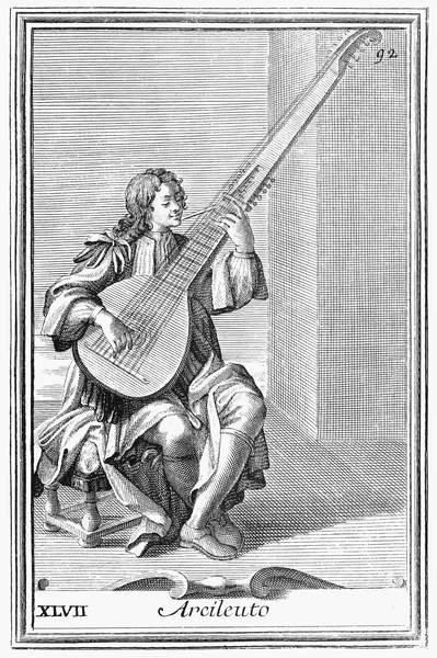 Arcileuto, Armonica Kabinesinden XLVII levhası, 1722 by Filippo Bonanni