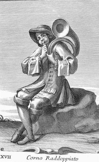 Çift Boynuz, Armonica Dolaptan XVII levhası, 1722 by Filippo Bonanni