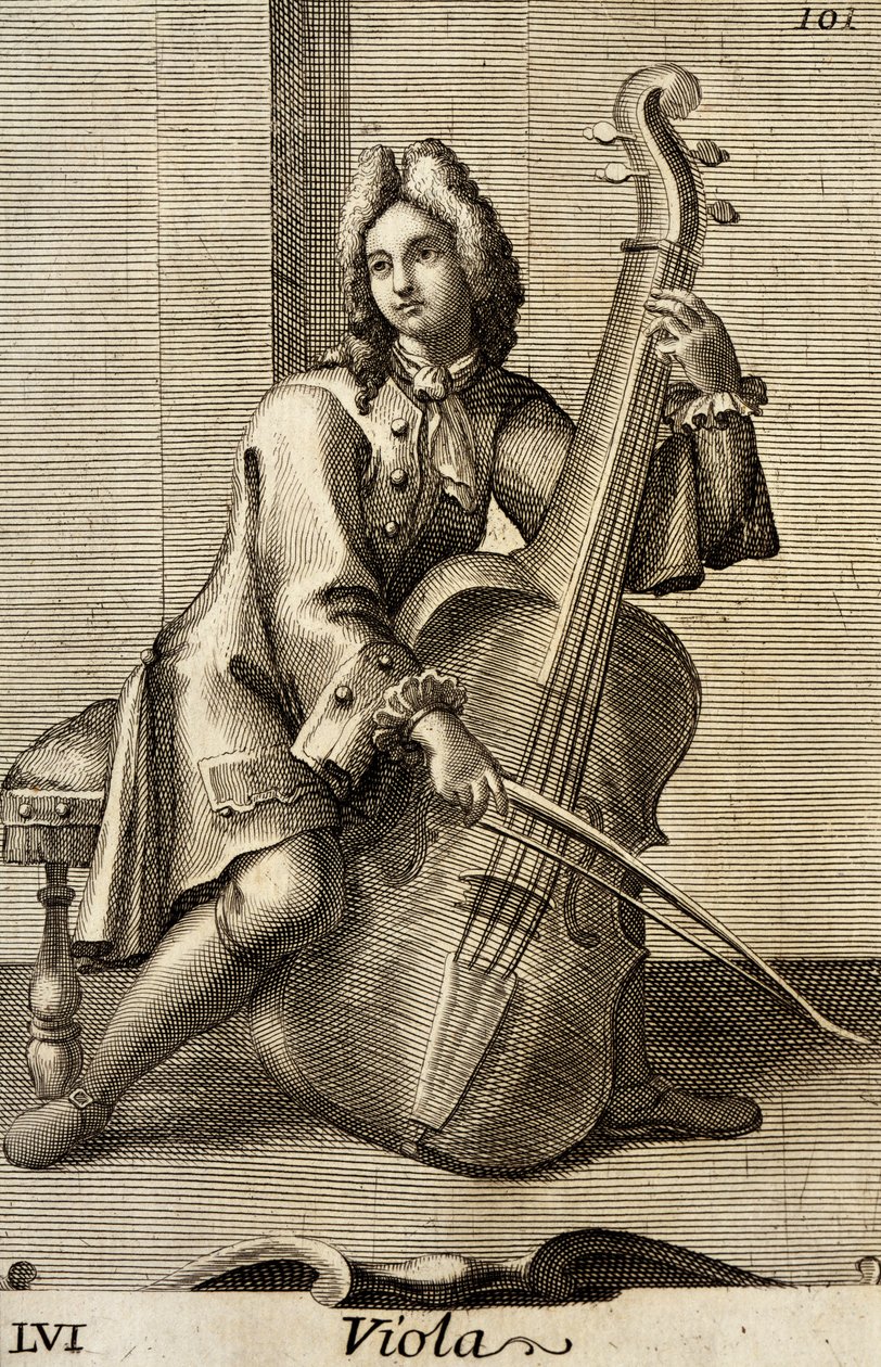 adam viyola çalıyor by Filippo Bonanni