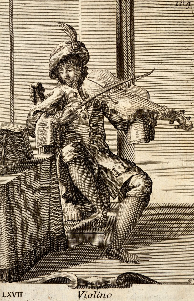 keman çalan adam by Filippo Bonanni