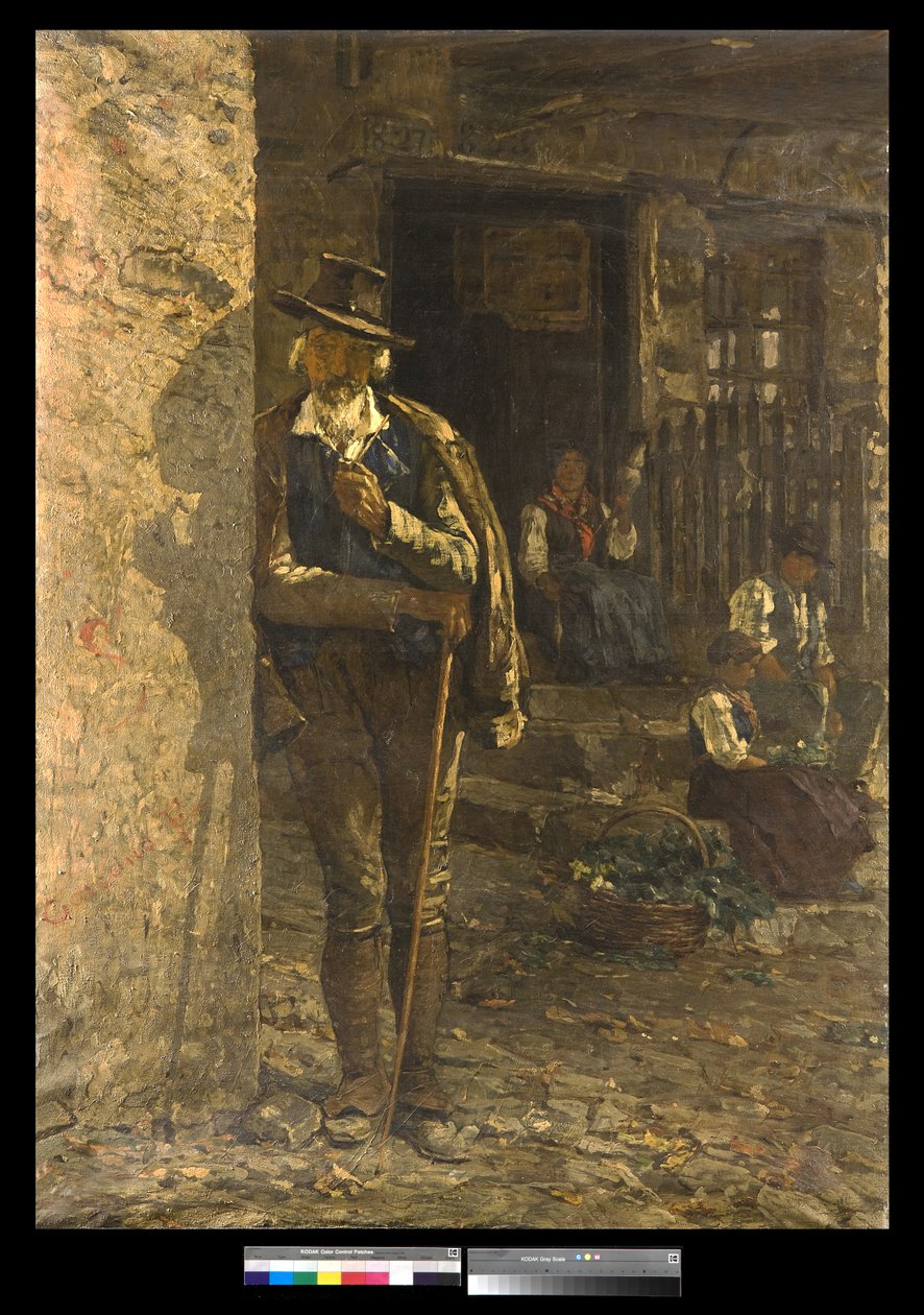 Veneto Bölgesinde Köylü Ailesi, 1885 by Filippo Carcano