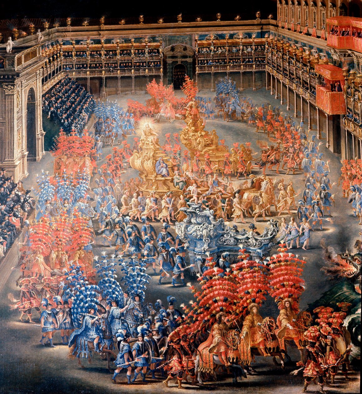 28/02/1656 tarihinde Christine de Suede (Cristina di Svezia) onuruna Palazzo Barberini