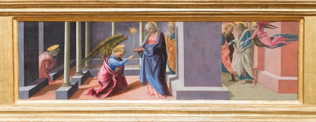 Bakire'nin ölümünün duyurulması by Filippo Lippi