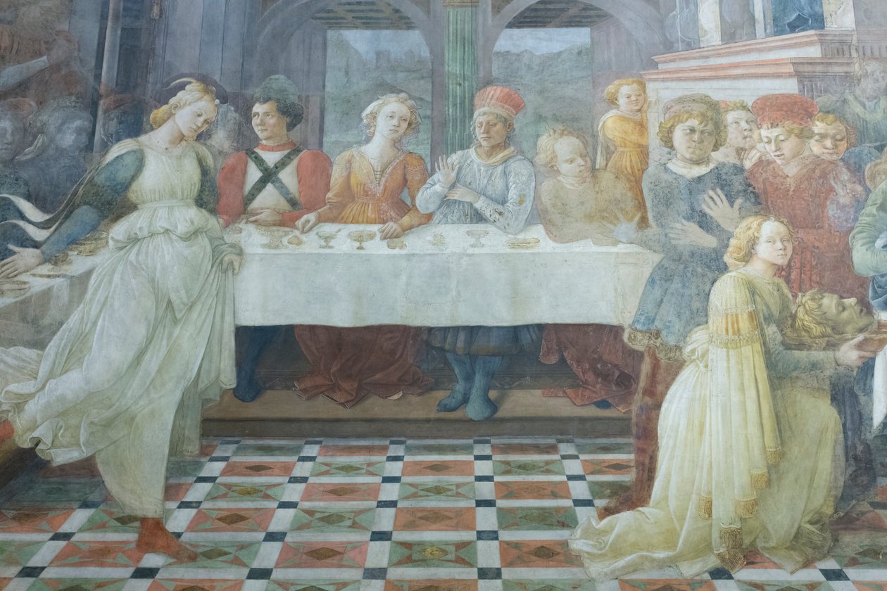 Herod'un ziyafeti by Filippo Lippi