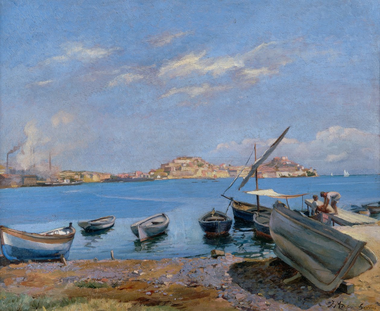 Portoferraio San Giovanni'den görüntülendi by Filippo Marfori Savini