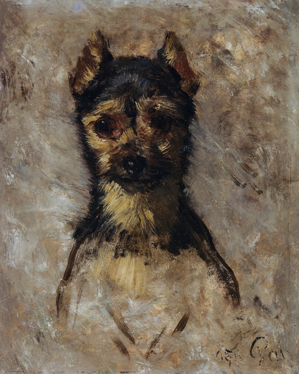 köpek başkanı by Filippo Palizzi
