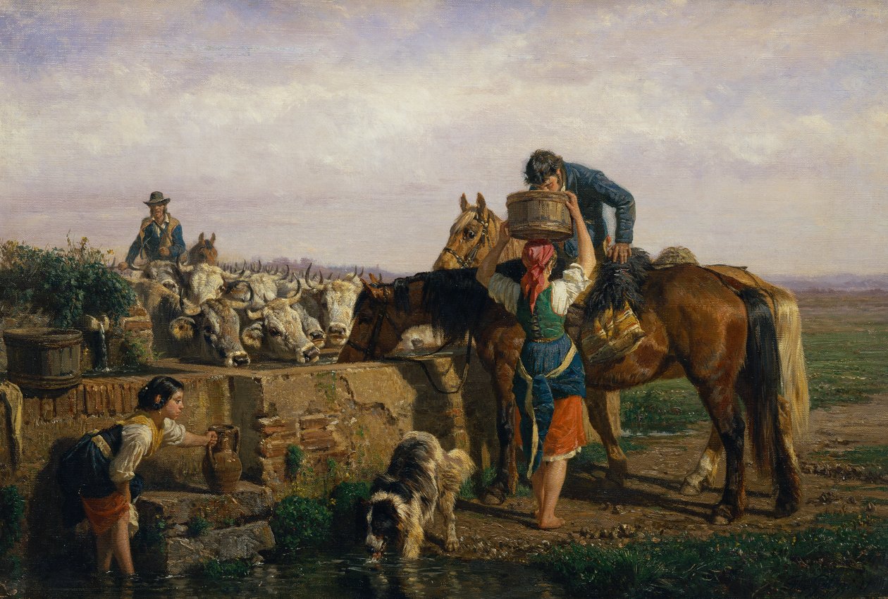 Çukur (tuval üzerine yağlıboya) by Filippo Palizzi