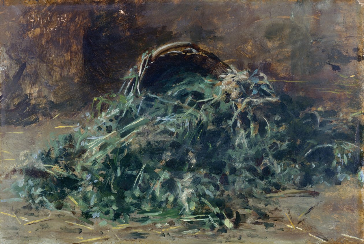 sebze sepeti by Filippo Palizzi