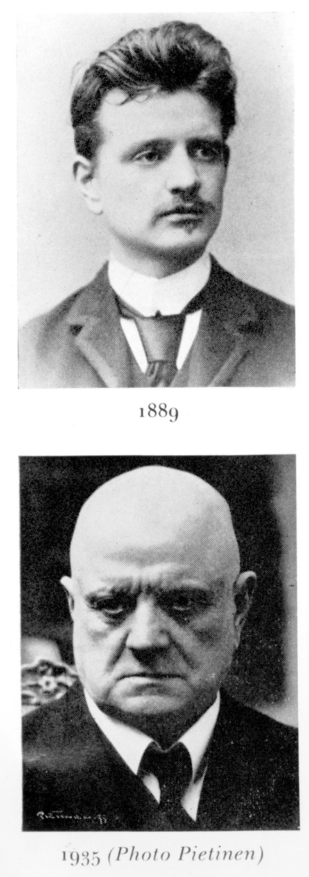 Jean Sibelius (1865-1957) 1889 by Finnish Photographer
