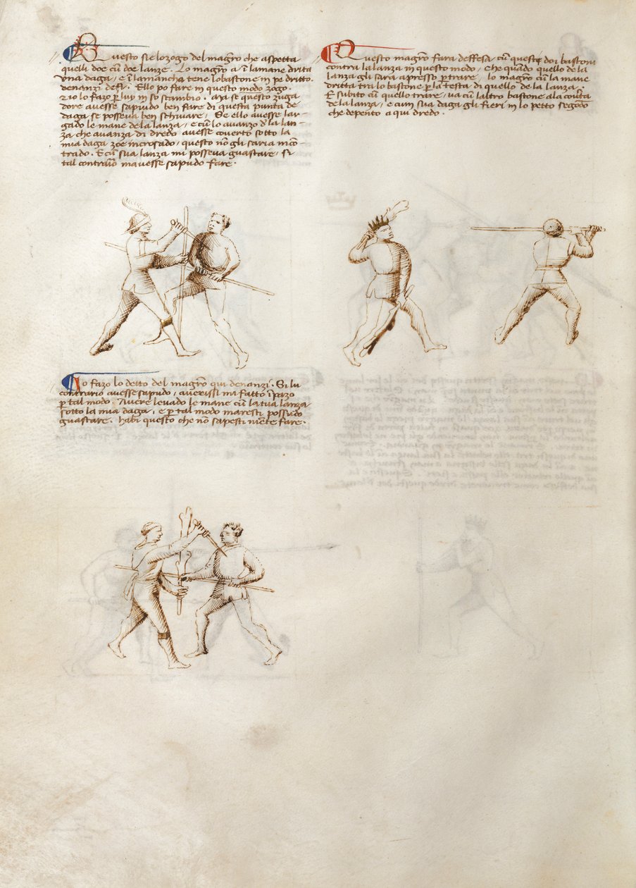 Hançer ve Asa ile Savaş by Fiore dei Liberi