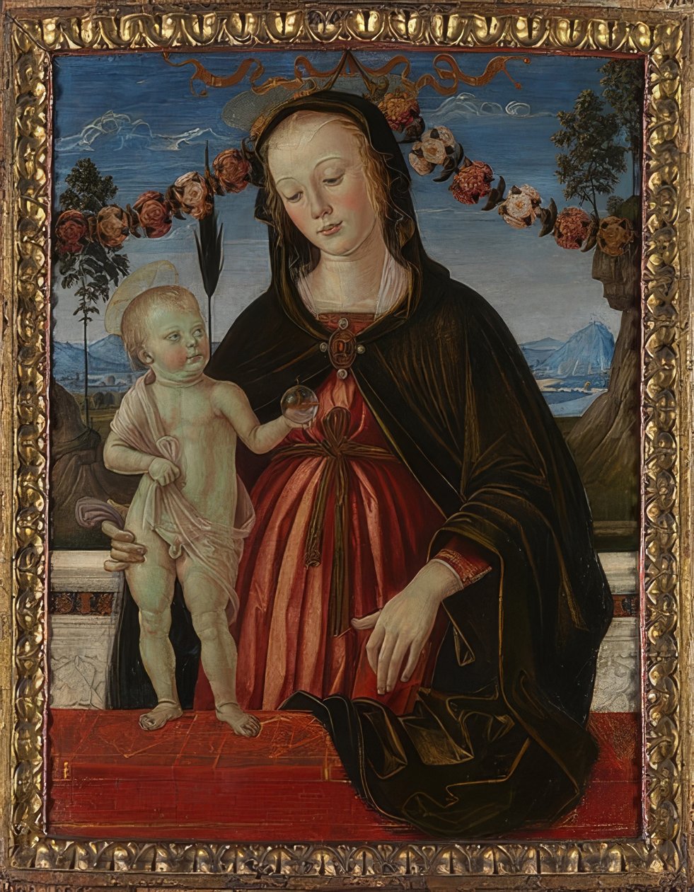 Madonna ve Çocuk. 1473 civarında by Fiorenzo di Lorenzo