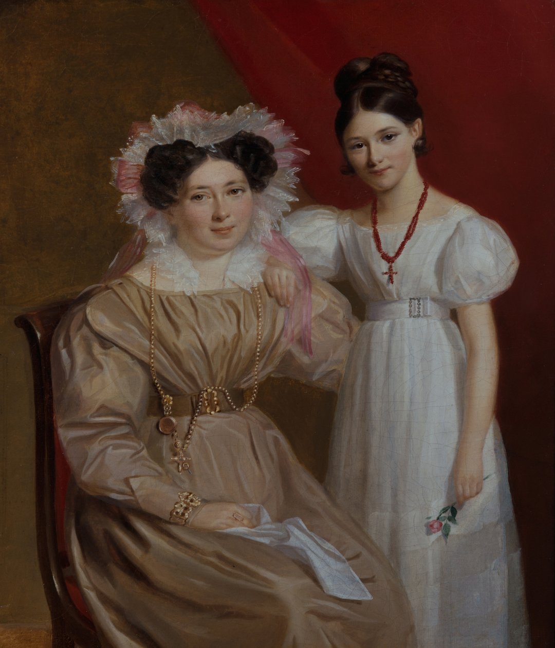 Bir Anne ve Kızının Portresi by Firmin Massot