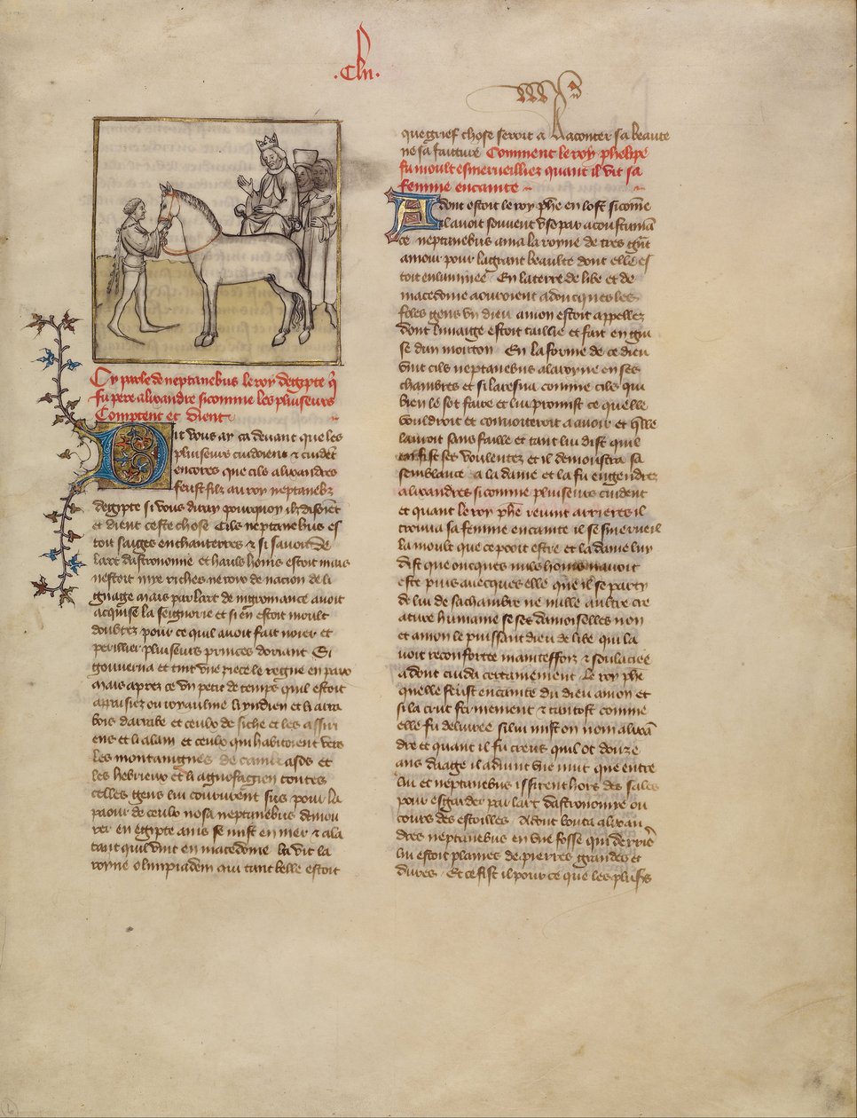 Büyük İskender by First Master of the Bible historiale of Jean de Berry