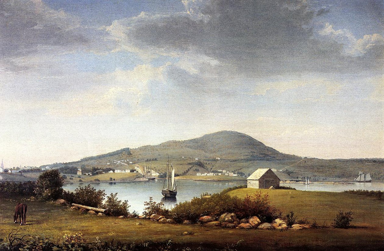 Blue Hill, Maine, ABD, c.1853-57 by Fitz Henry Lane