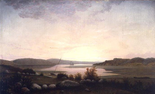 Gloucester, Massachusetts yakınlarındaki Creek (tuval üzerine yağlı boya) by Fitz Henry Lane