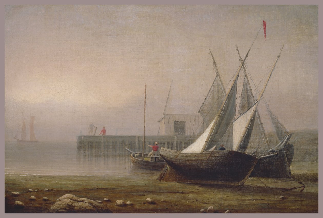 Alçak Gelgitte Balıkçı Tekneleri, 1850