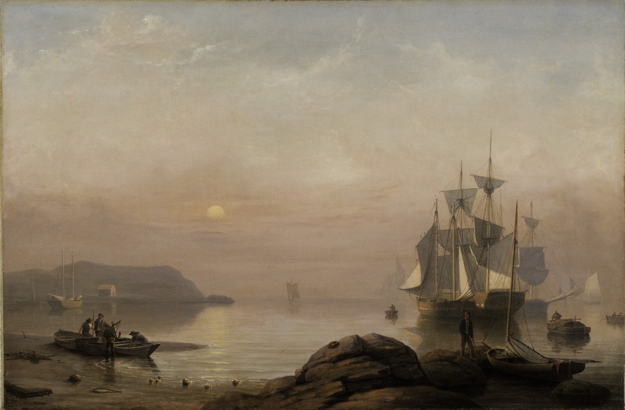 Sisin İçinden Gündoğumu, 1852 by Fitz Henry Lane