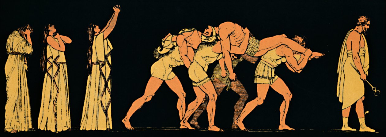 Ölü Kardeşler, 1880 by Flaxman