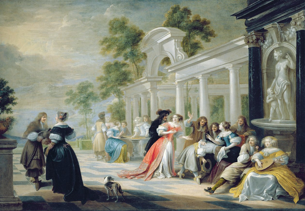 Genel bahçe sahnesi, 1600 by Flemish School