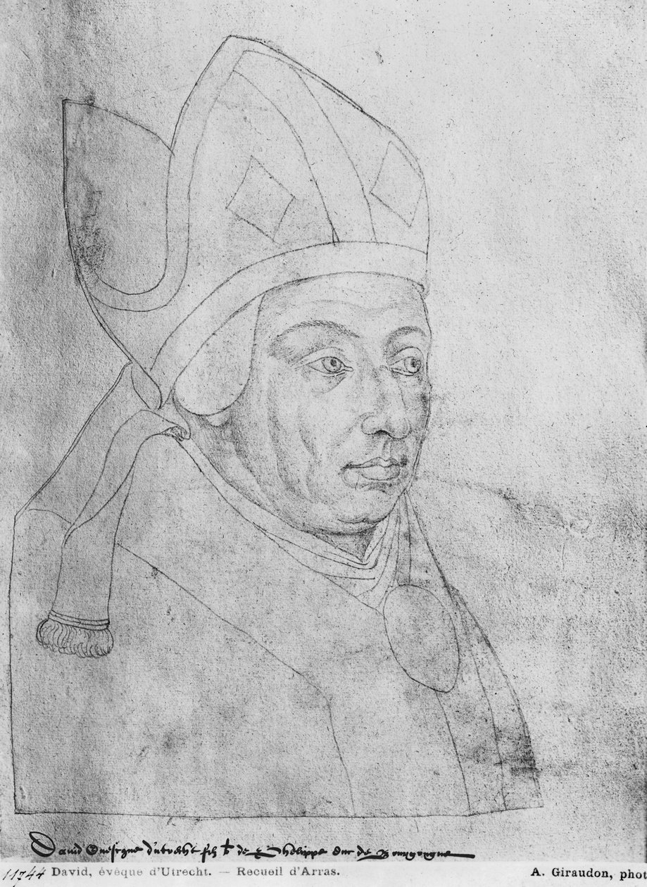 Ms 266 fol.97 David, bishop of Utrecht, from 