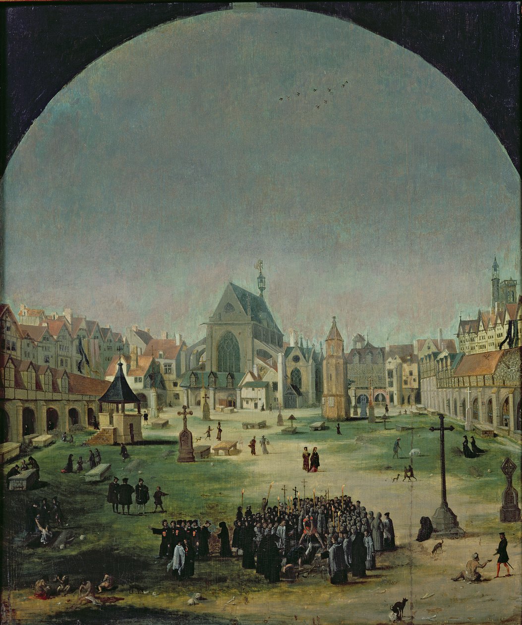 I. François Döneminde Masumlar Mezarlığı ve Toplu Mezar by Flemish School