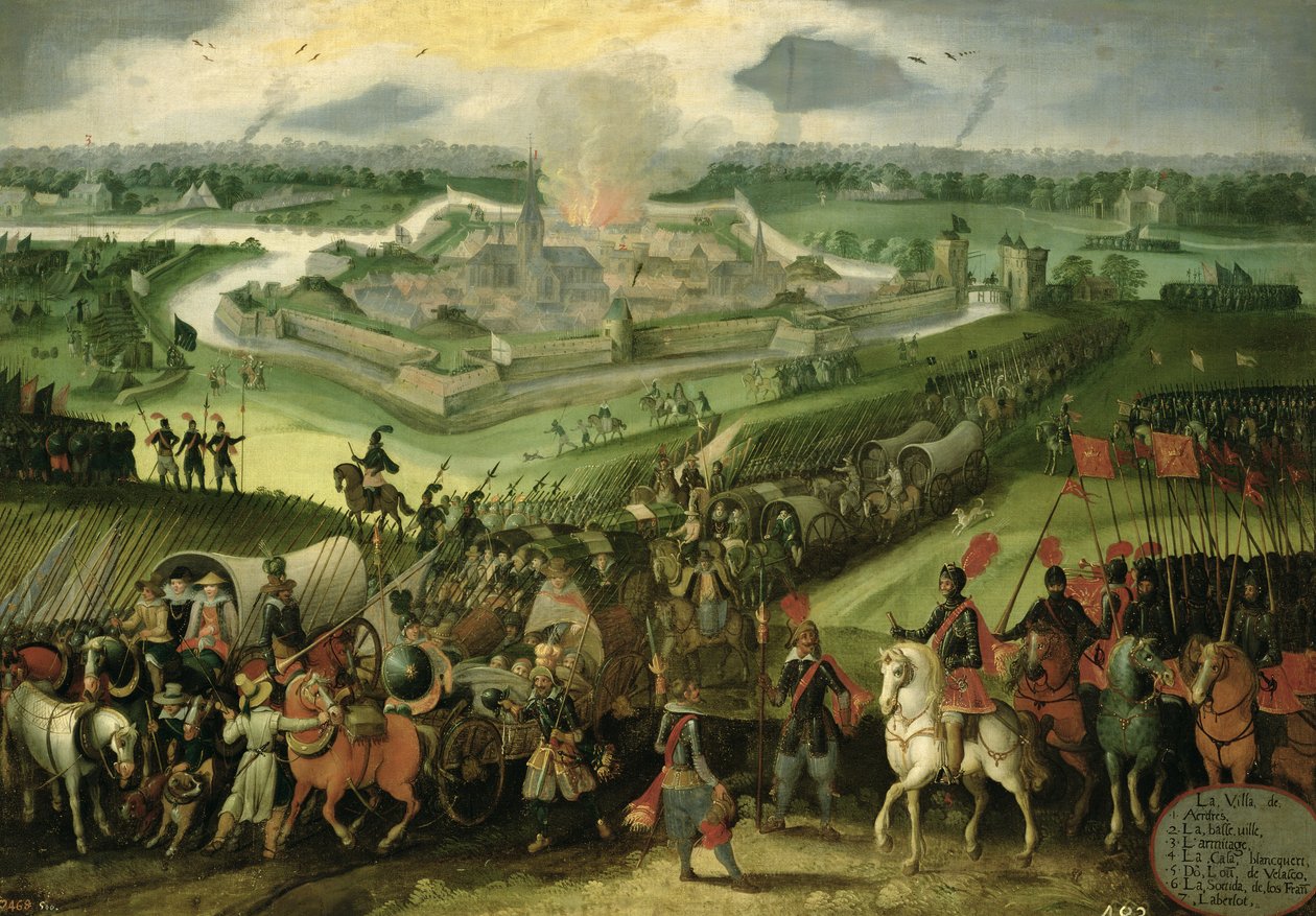 Aerdres Şehri (Alçak Ülkelere Karşı Savaş) by Flemish School