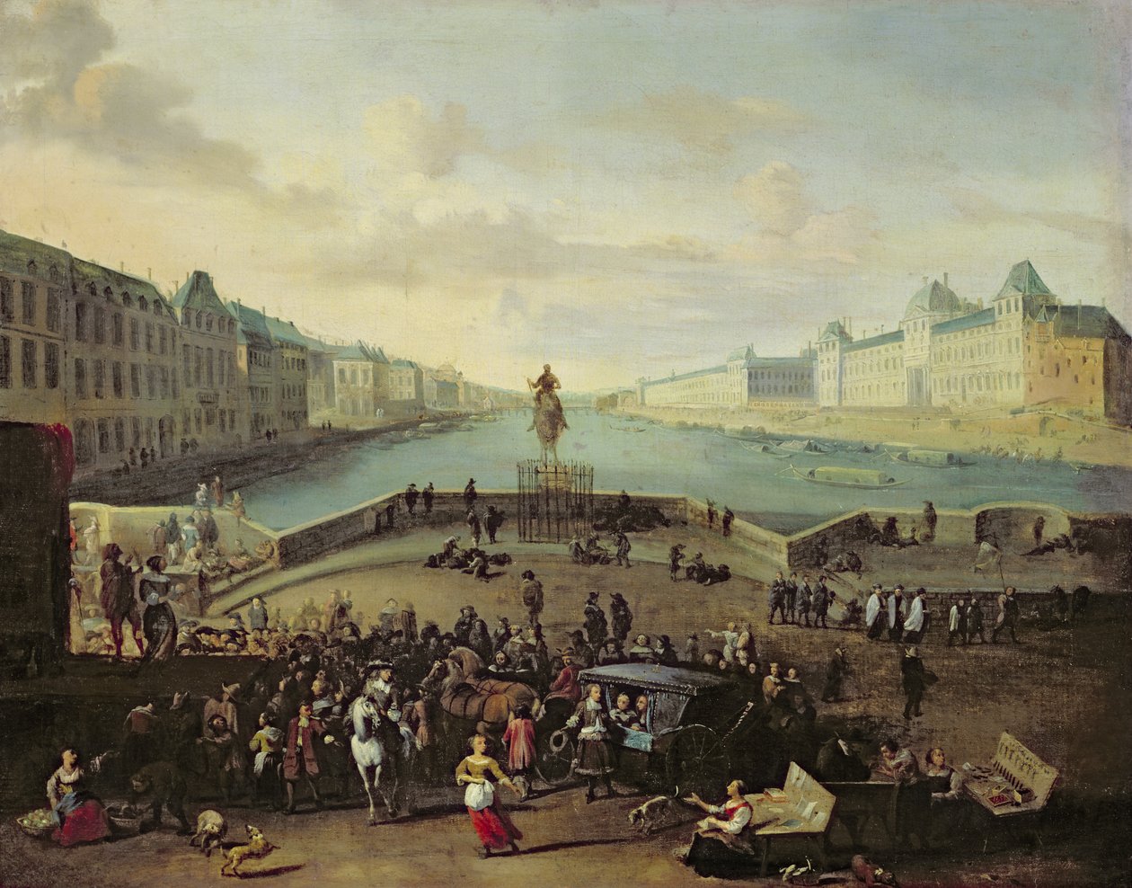 Pont Neuf, Paris, 1665-69 by Flemish School