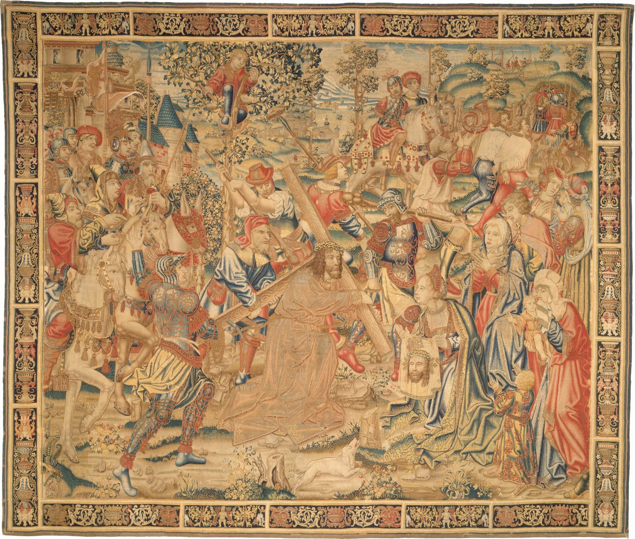 Calvary Alayı by Flemish 16th Century