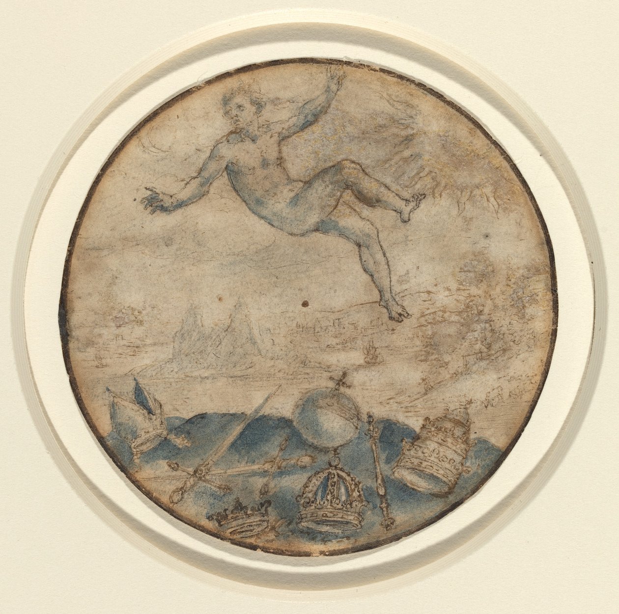 Gökyüzünden Düşen Adam by Flemish 17th Century