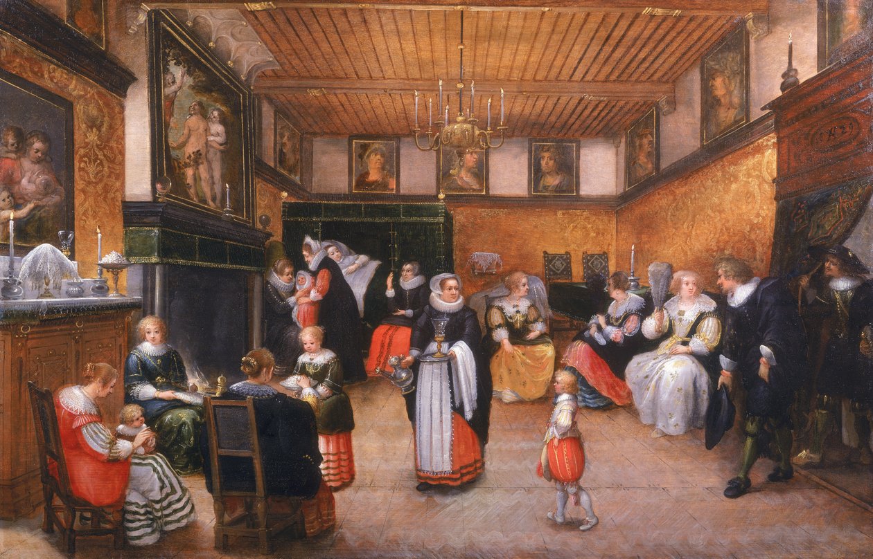 Vaftiz Partisi, 1629 by Flemish School
