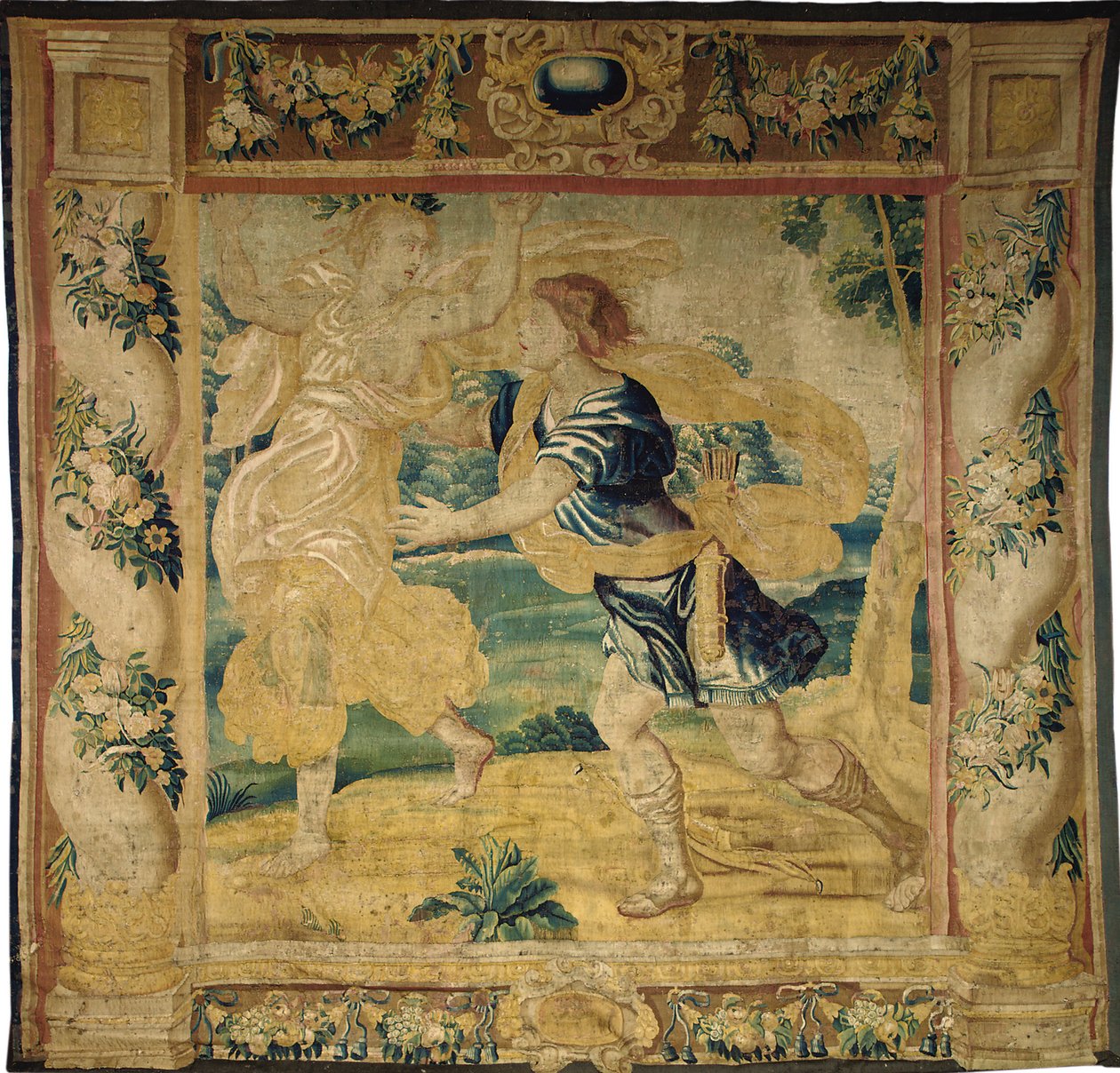 Brüksel mitolojik duvar halısı, 17. yüzyıl ortası by Flemish School