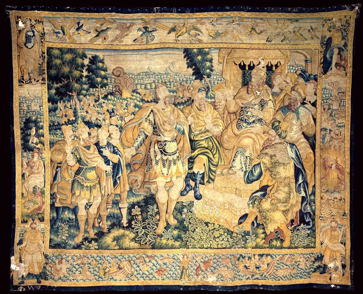 Katedral. İç mekan. Flaman halısı. Judas Maccabeus