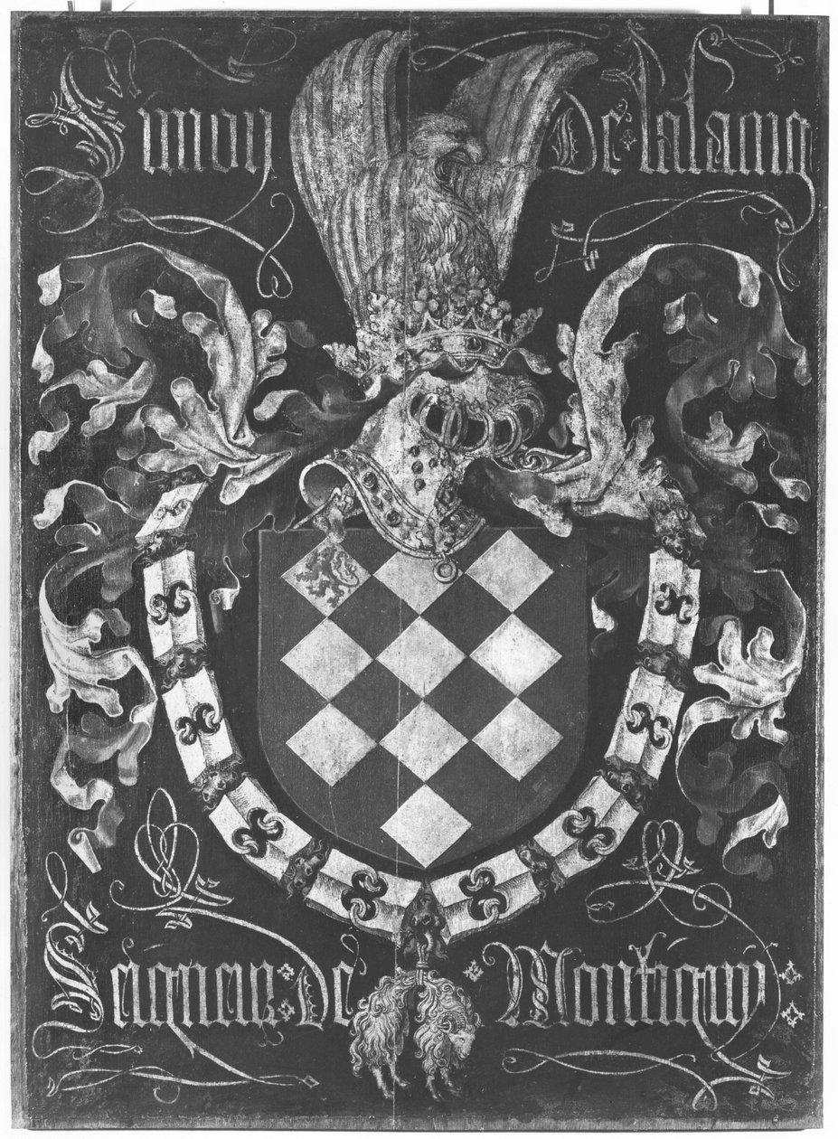 Simon de Lalaing Arması (1405-76) Montigny Seigneur, Altın Post Nişanı