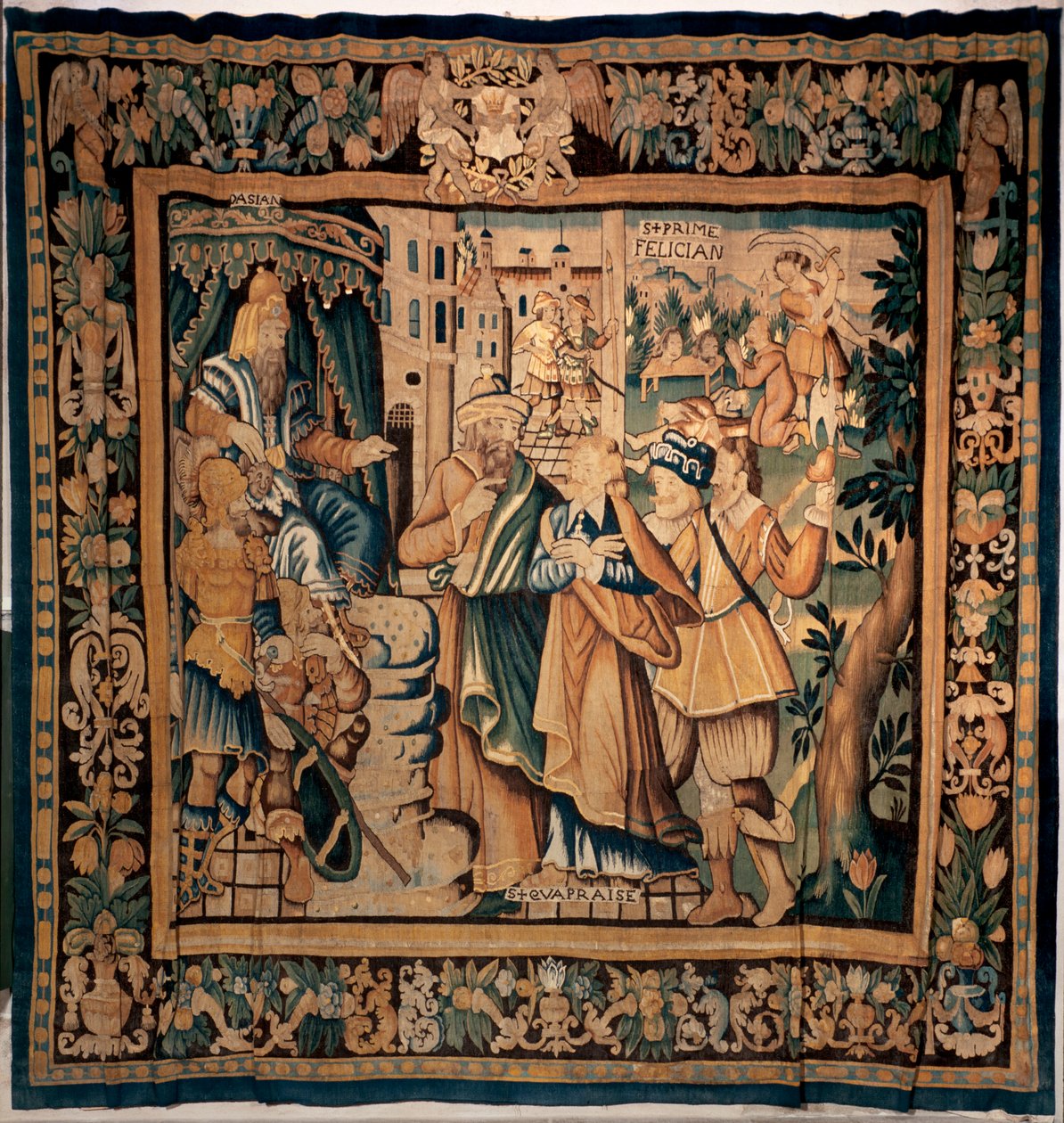 Conques müze hazinesi (Le Trésor de Conques). Flaman halısı. Sainte Foy