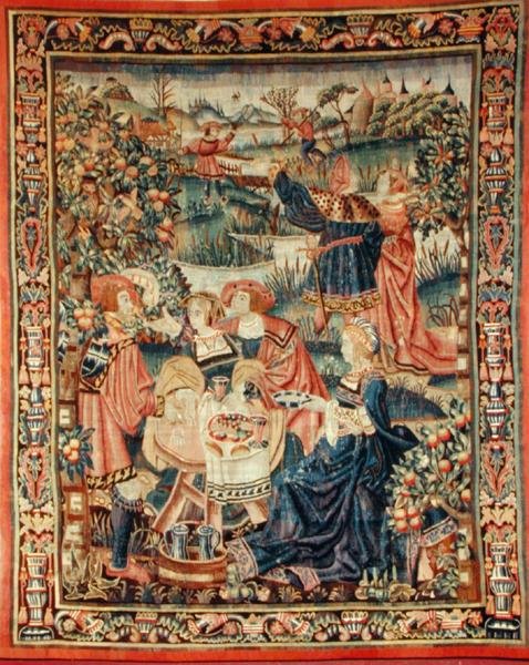 Çimlerin üzerinde öğle yemeği by Flemish School