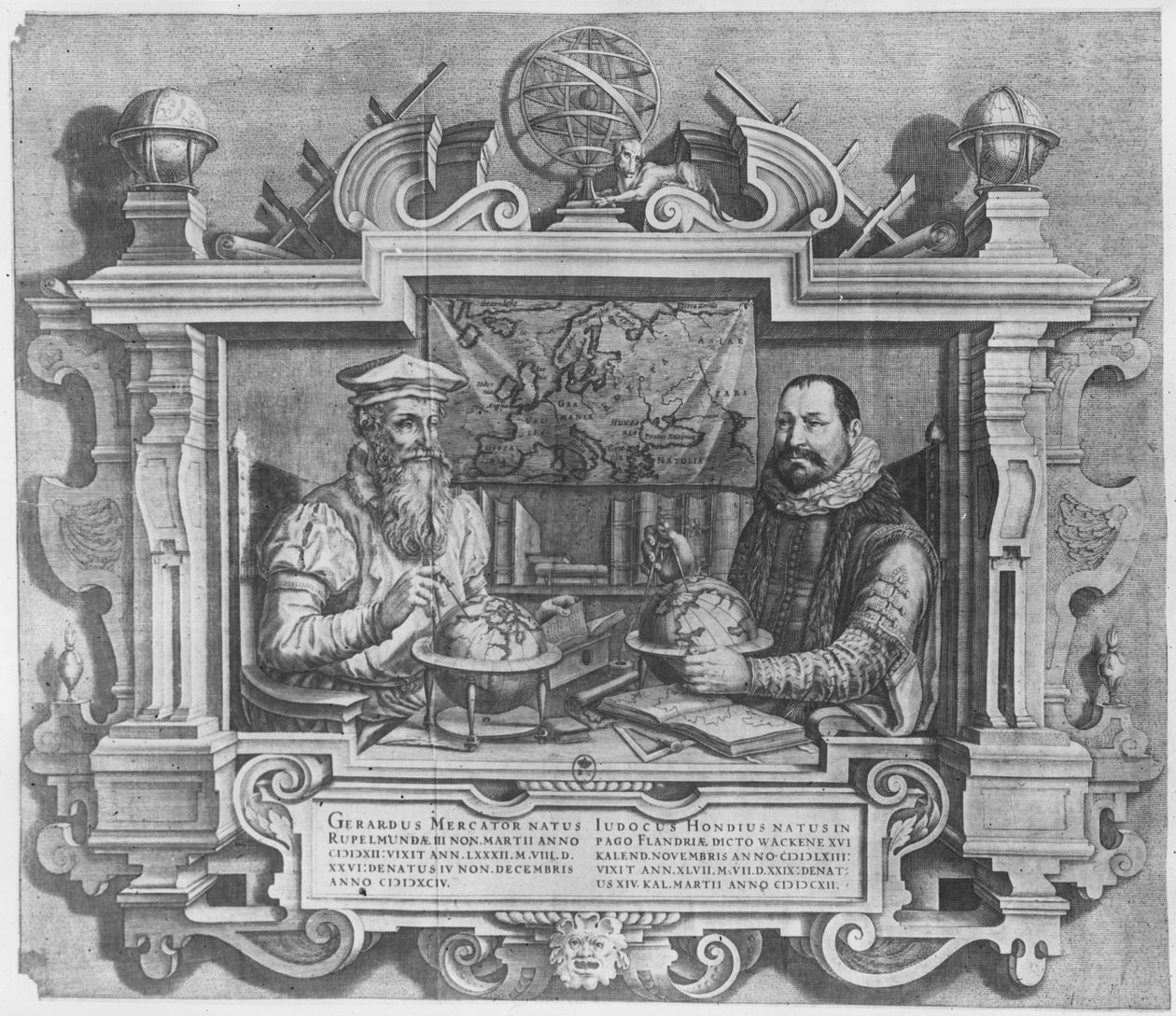 Gerard Mercator (1512-94) ve Jodocus Hondius