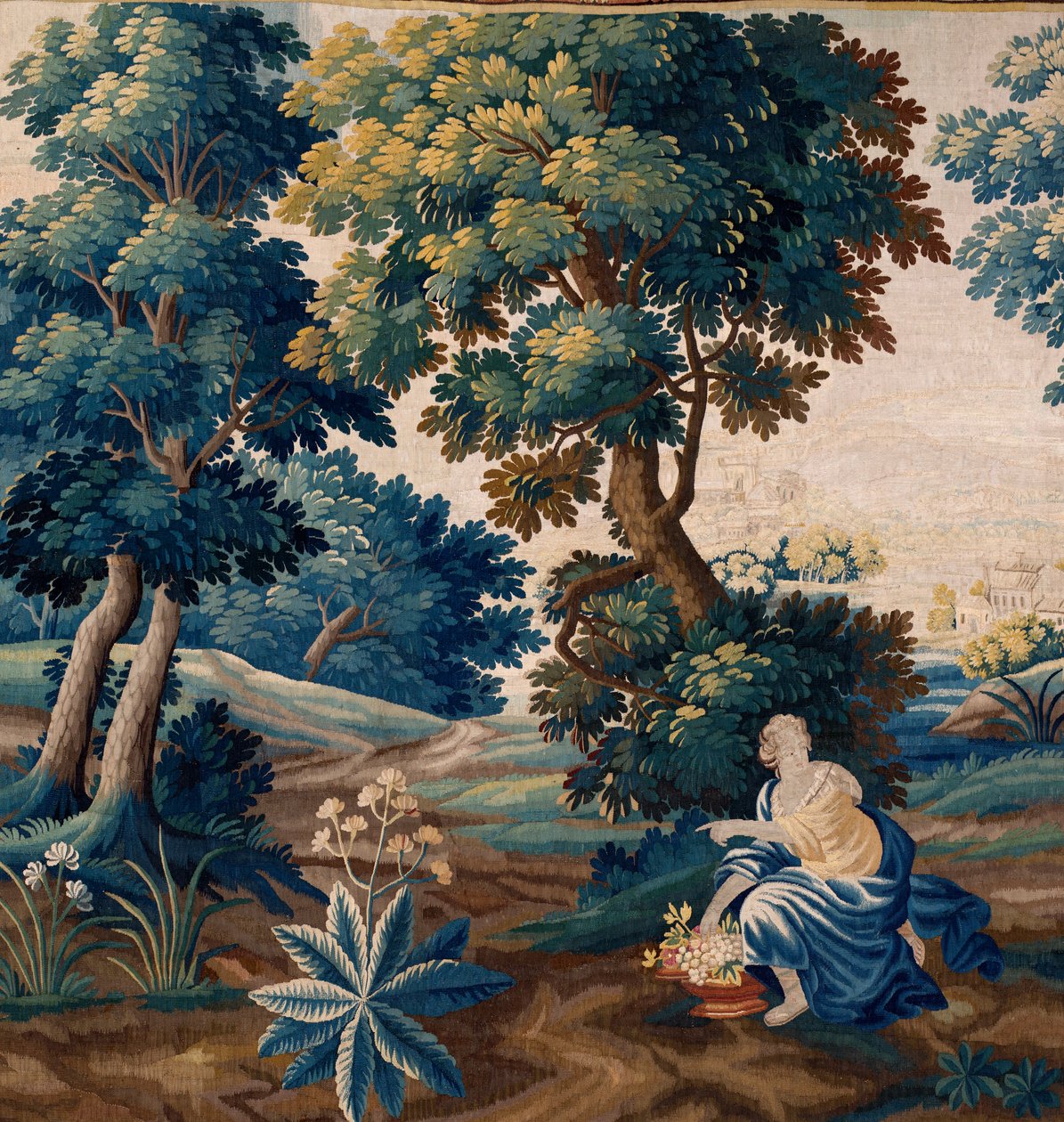 Flaman halısı. 17. yüzyılın sonu. Sint-Walburgakerk Oudenaarde (Dekenij van de Sint-Walburga) kilisesinin mülkü. by Flemish School
