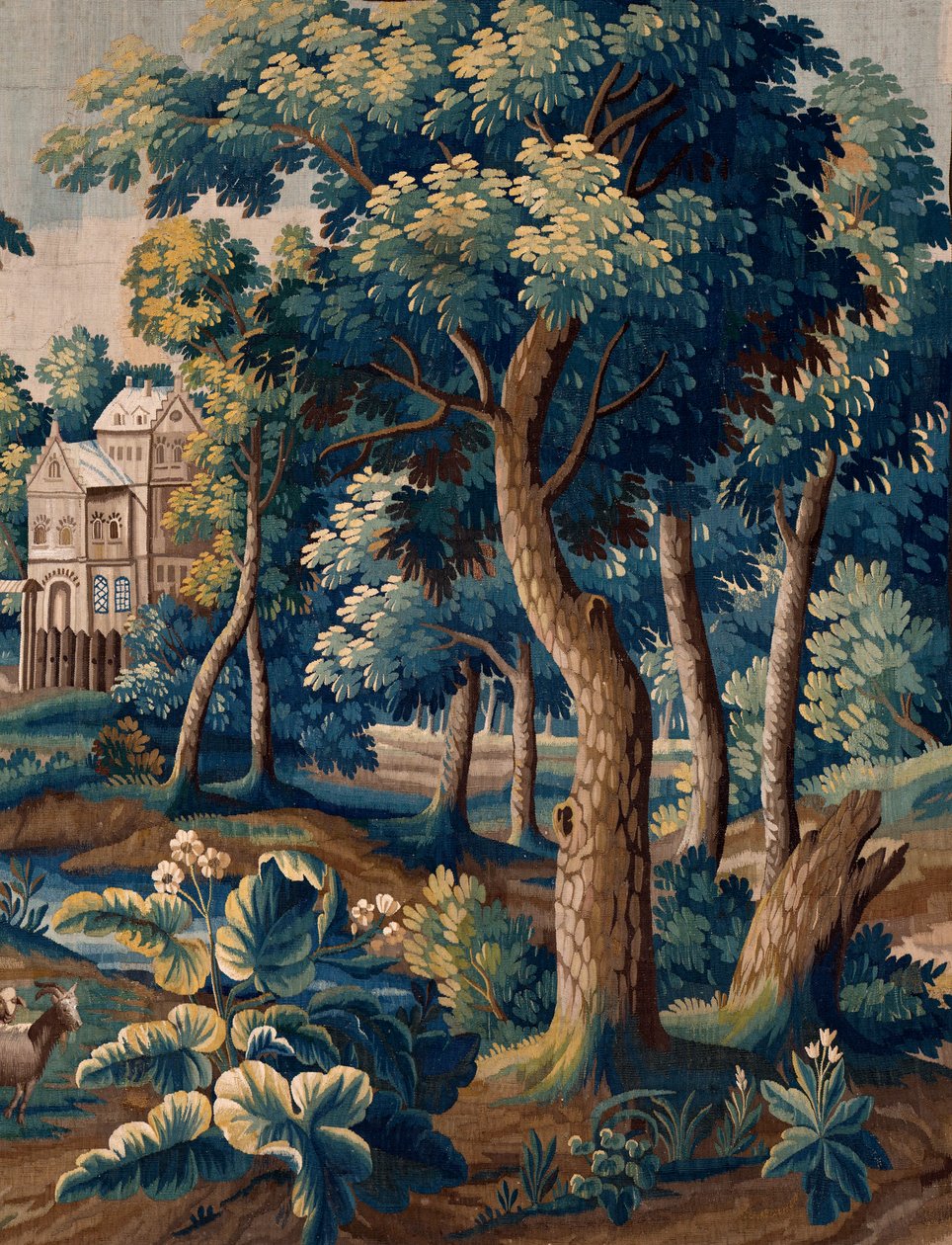 Flaman halısı. 17. yüzyılın sonu. Sint-Walburgakerk Oudenaarde (Dekenij van de Sint-Walburga) kilisesinin mülkü. by Flemish School