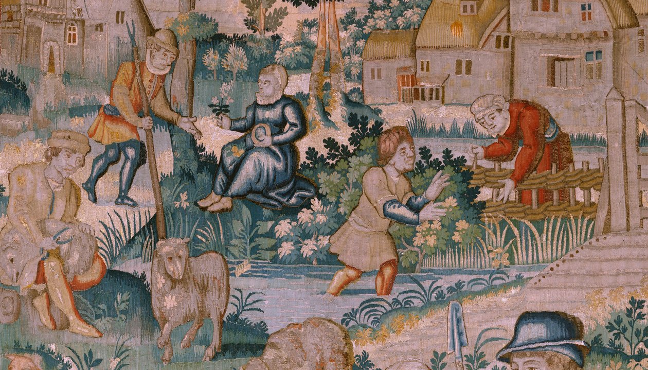 Flaman halısı. Alkışlamak. Oudenaarde Atölyesi. 17. yüzyıl. by Flemish School