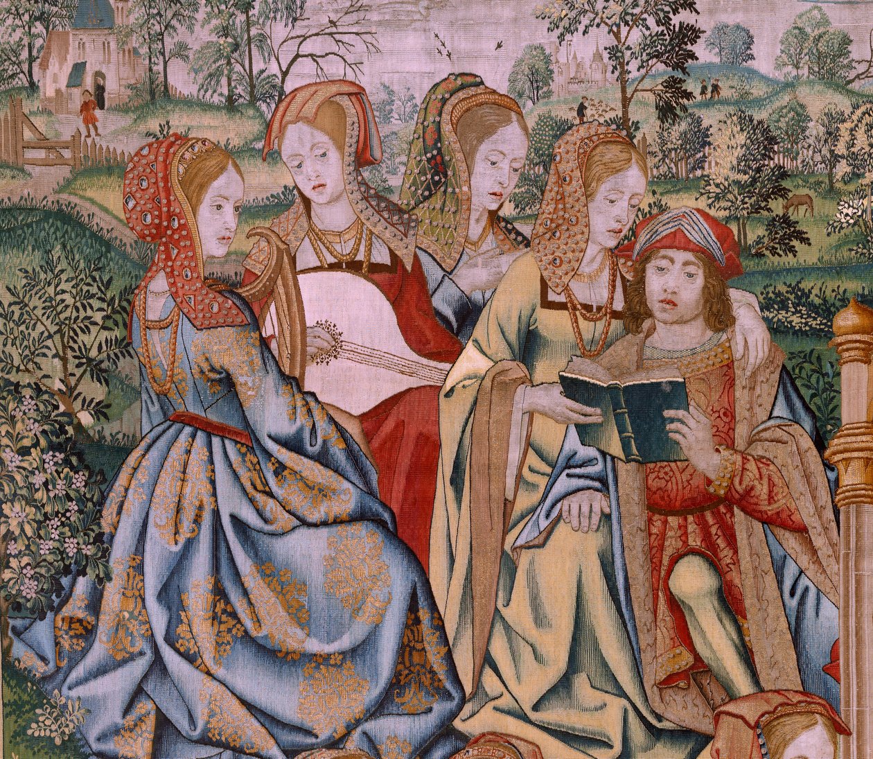 Flaman halısı. David ve Bathsheba