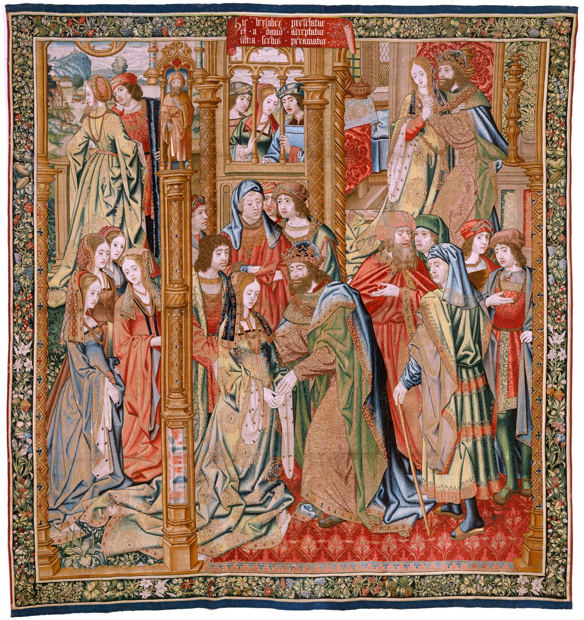 Flaman halısı. David ve Bathsheba