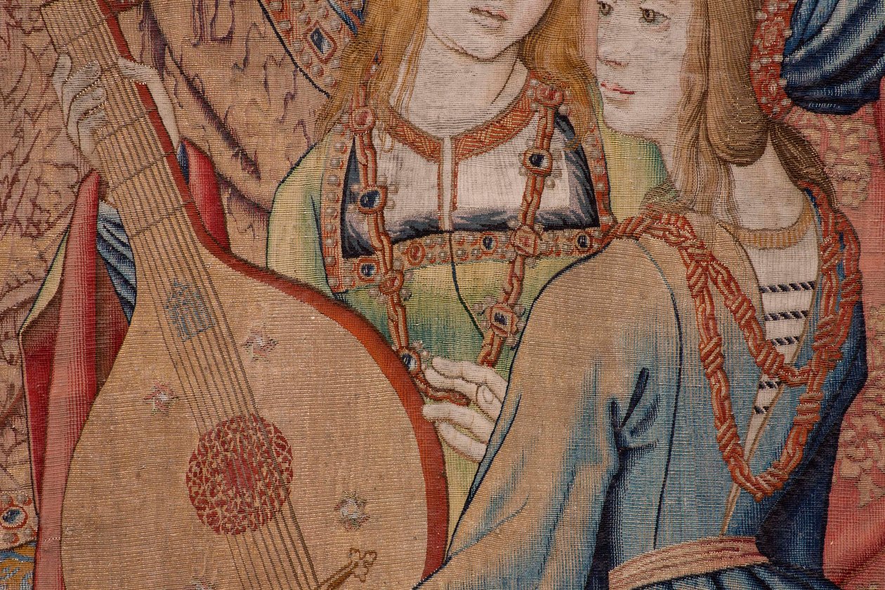 Flaman halısı. David ve Bathsheba