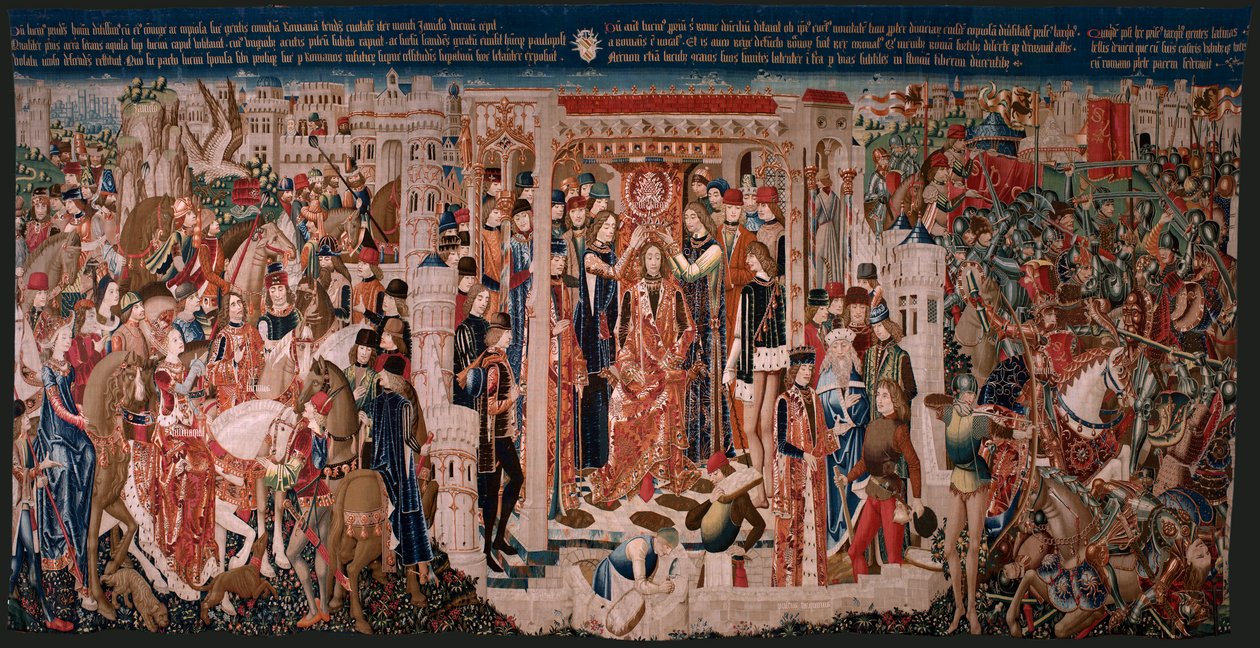Flaman halısı. Bilinmeyen Seri. Roma tarihi? Tarquinius Priscus (Tarquino Prisco). Brüksel