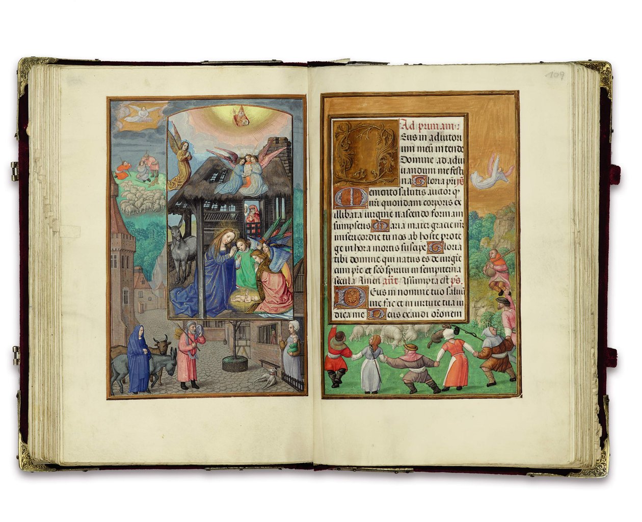 Rothschild Saatler Kitabından Folyolar, Ghent veya Bruges, c.1505 by Flemish School