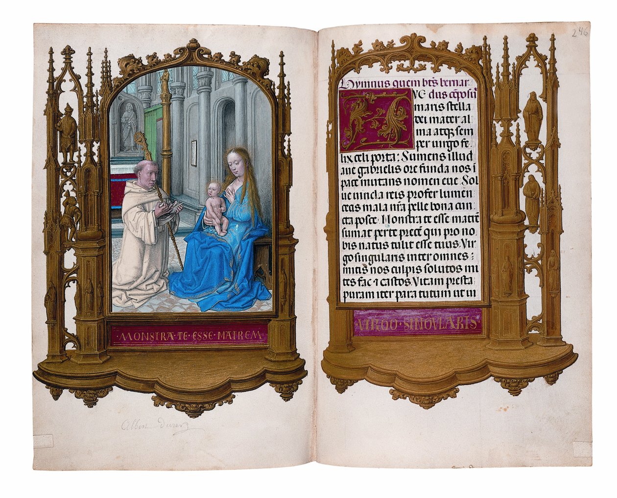 Rothschild Saatler Kitabından Folyolar, Ghent veya Bruges, c.1505 by Flemish School