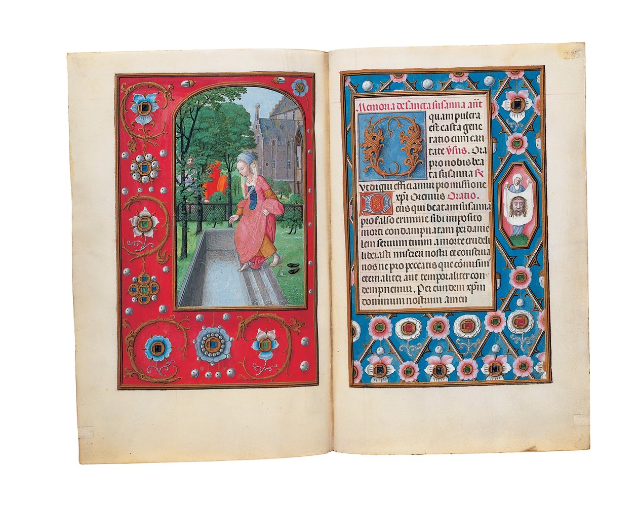 Rothschild Saatler Kitabından Folyolar, Ghent veya Bruges, c.1505 by Flemish School